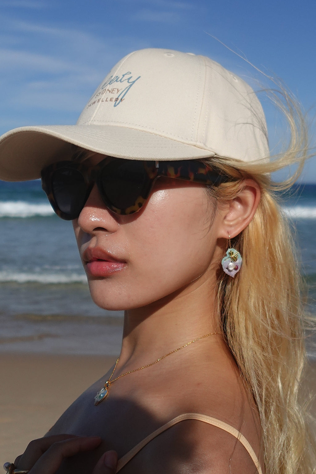 Leafy Ocean Earrings