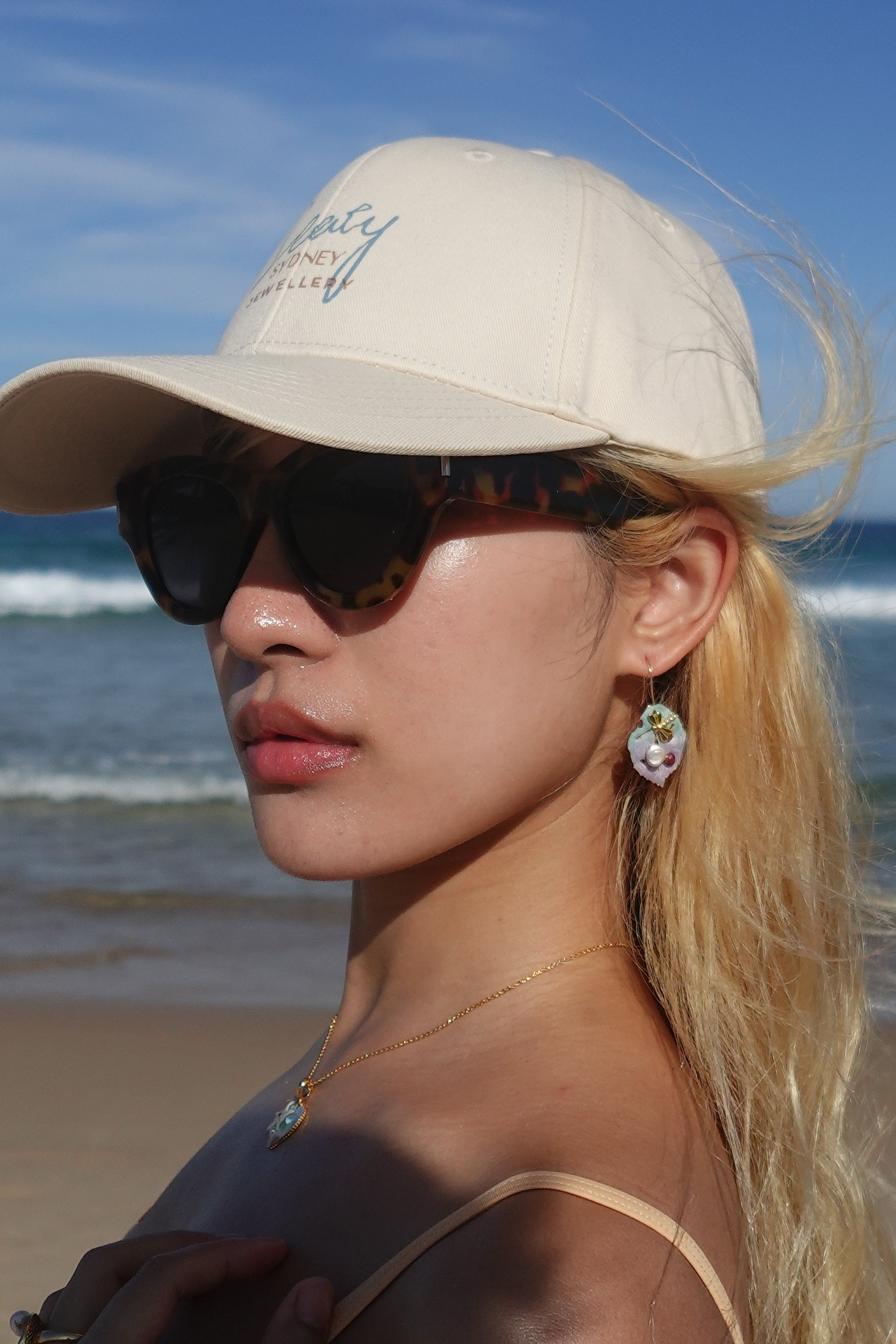 Leafy Ocean Earrings