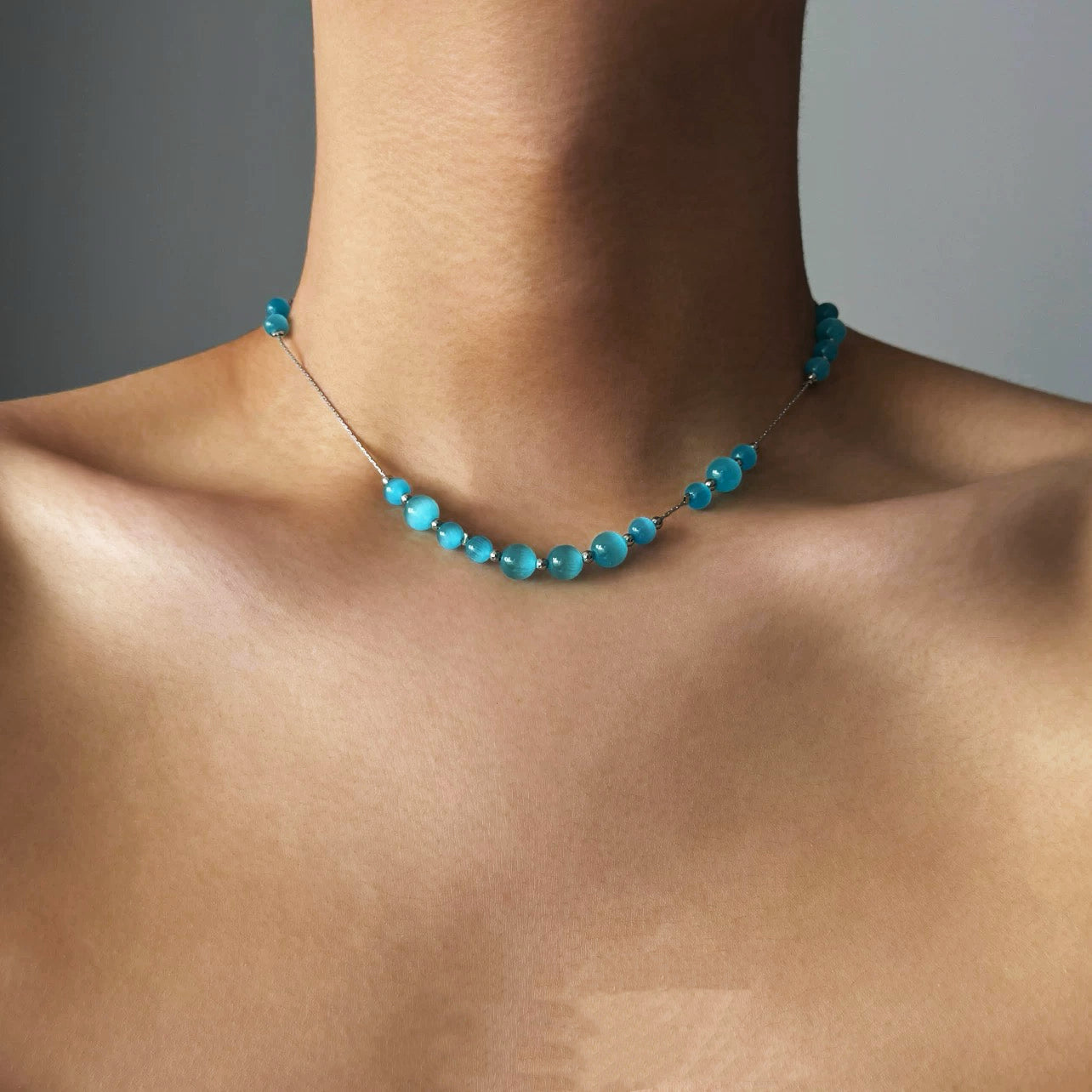 Azure Current Necklace