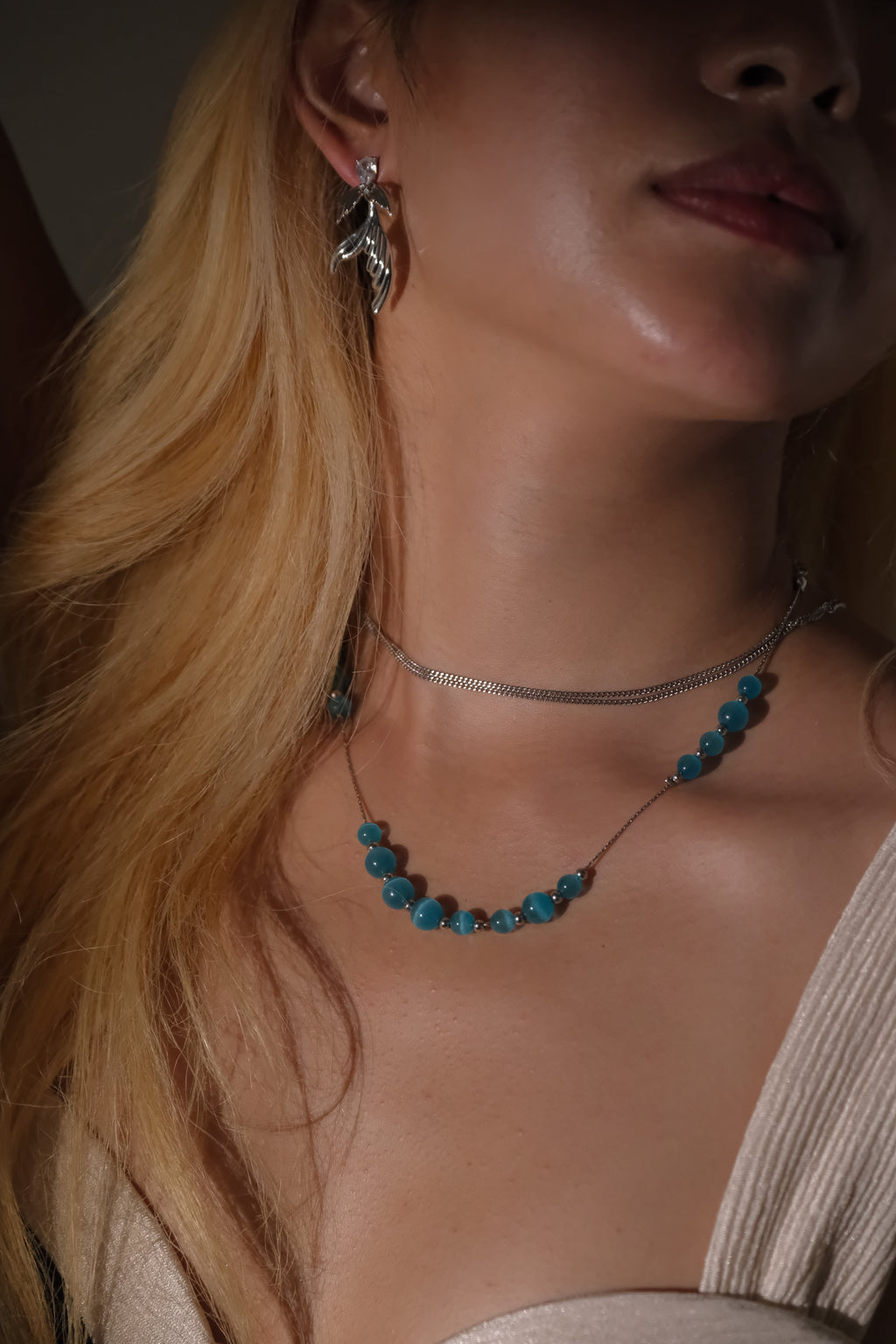 Azure Current Necklace